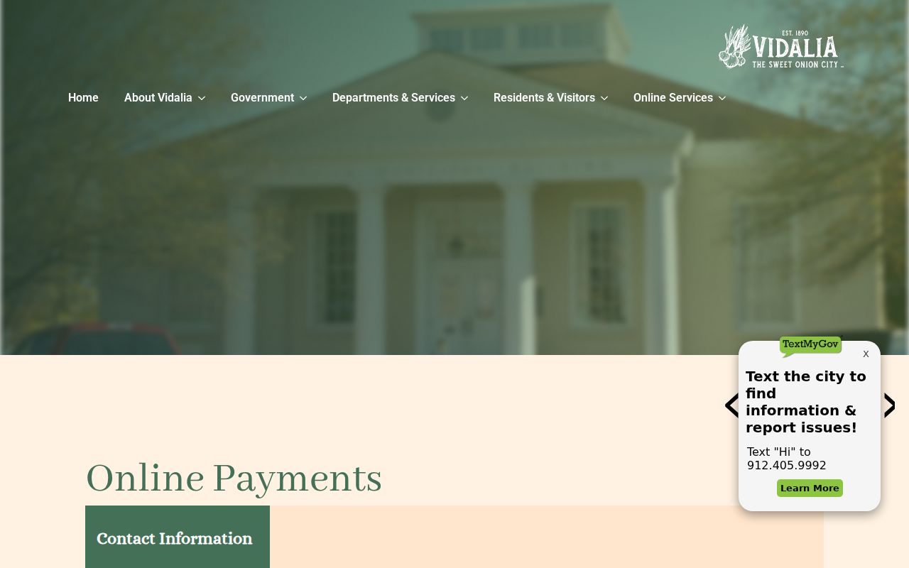 Toombs County traffic court records Vidalia payment link